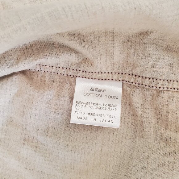 The Flat Head Check Flannel Shirt Size M Like New - Picture 6 of 8